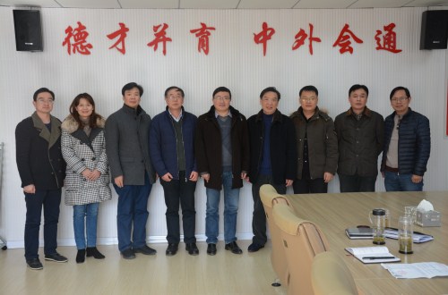 安庆师范大学世界足球官网来公司考察交流