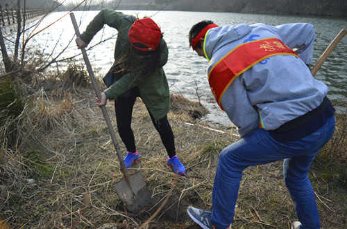 世界足球官网开展义务植树活动